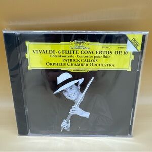 Deutsche Grammophon CD VIVALDI 6 FLUTE CONCERTOS OP 10 ALBUM NEW & SEALED